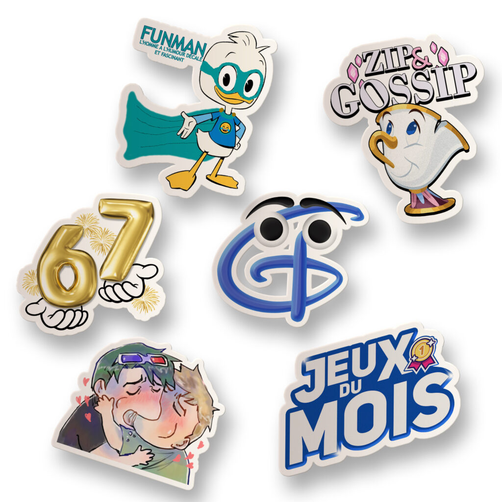 Stickers forme découpée